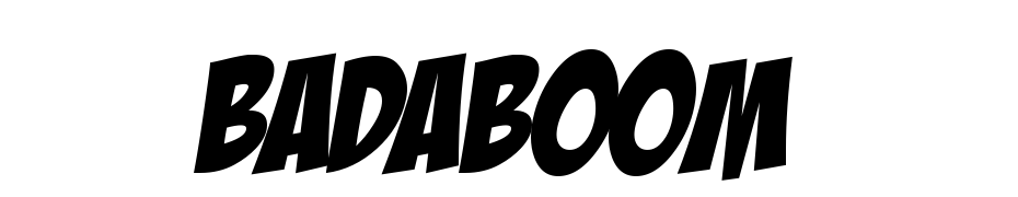 BadaBoom BB Font Free Download